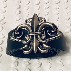 Levi’s Belt With Fleur De Lis Buckle
